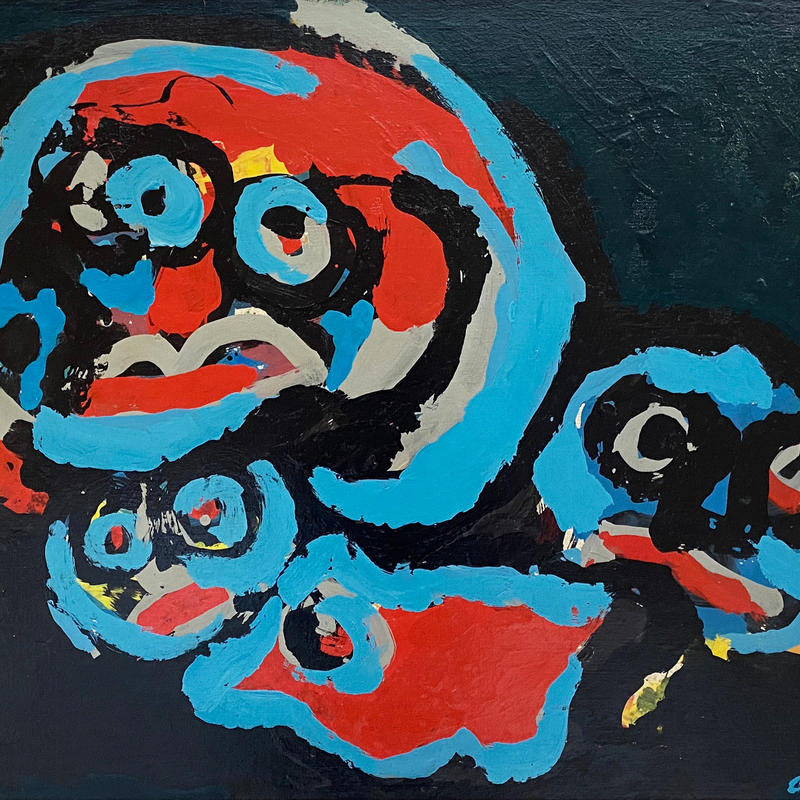 Karel Appel, Figure Composition