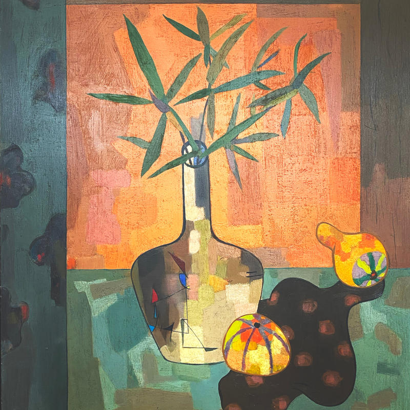Don Totten, Still Life with Gourds, 1940's