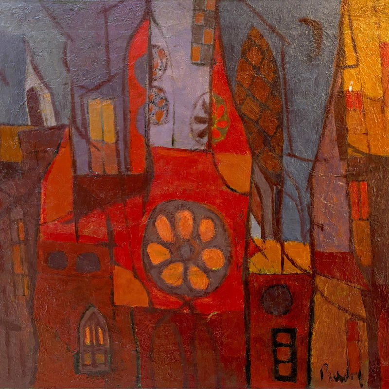 Donald R. Purdy, City Abstraction, c. 1950