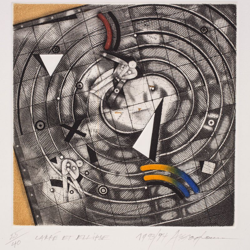 Assadour - Carré et ellipse , 1993/94