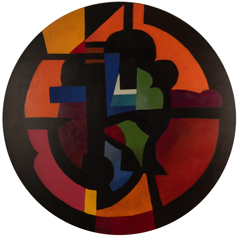 Dia al-Azzawi, Window Overlooking Marrakech, 2021