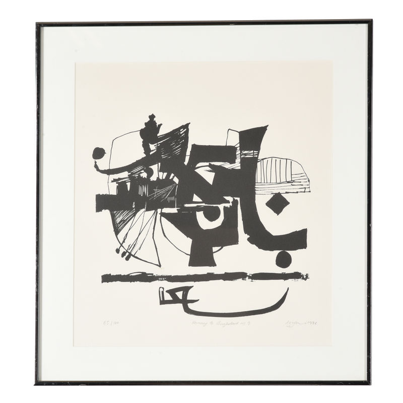 Dia al-Azzawi - Hommage to Baghdad (9), 1982