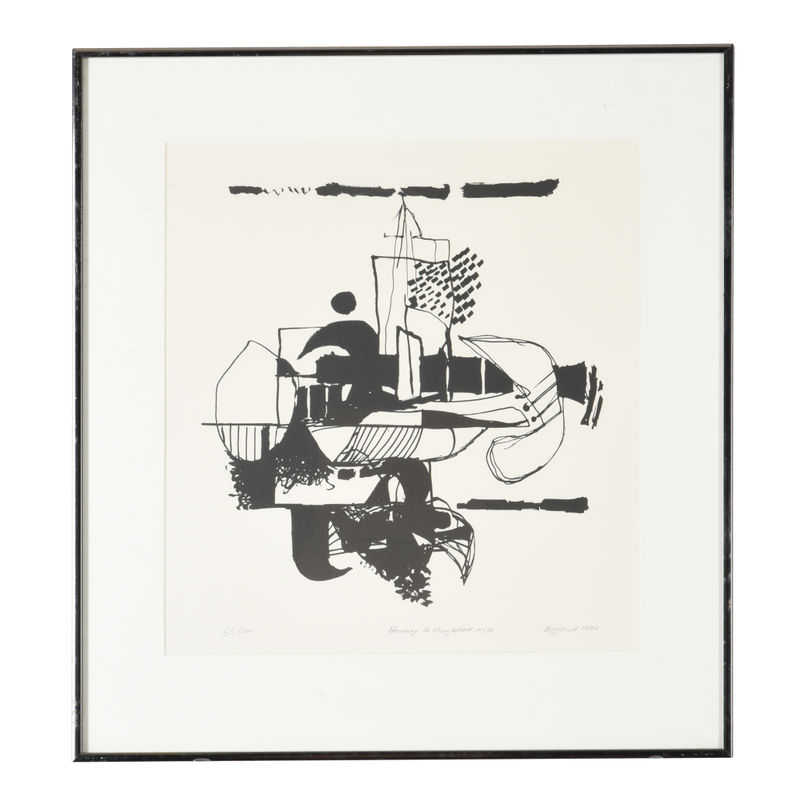 Dia al-Azzawi - Hommage to Baghdad (10), 1982