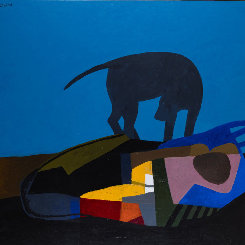 Dia al-Azzawi - Sleeping Bedouin, 2024-25