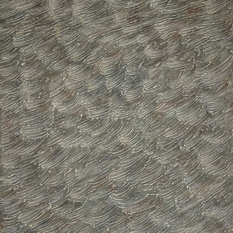 우병윤 Woo Byoung Yun  중첩 重疊 Superposition  2024 65.2x53.0cm  Plaster & gouache on wood panel