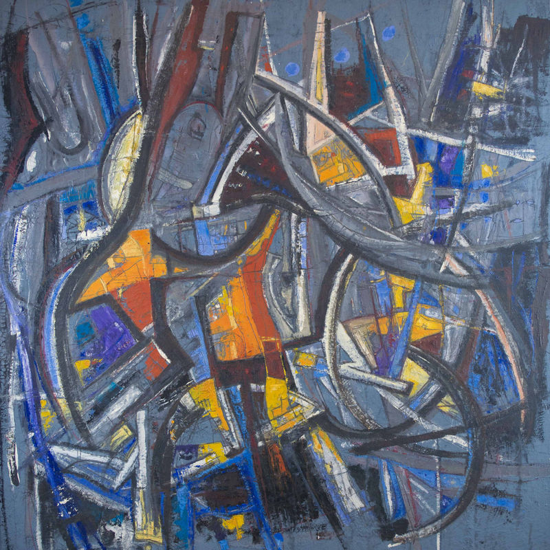 Alejandro Gadea  Untitled, ca. 2010  Oil on canvas.  57 1/10 x 55 1/10 in.  145 x 140 cm.