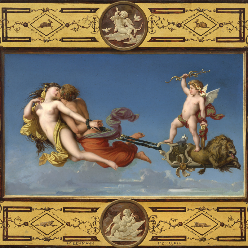 CUPID VICTORIOUS - THE CHARIOT OF LOVE (EROS TRIOMPHANT ou LE CHAR DE L’AMOUR)