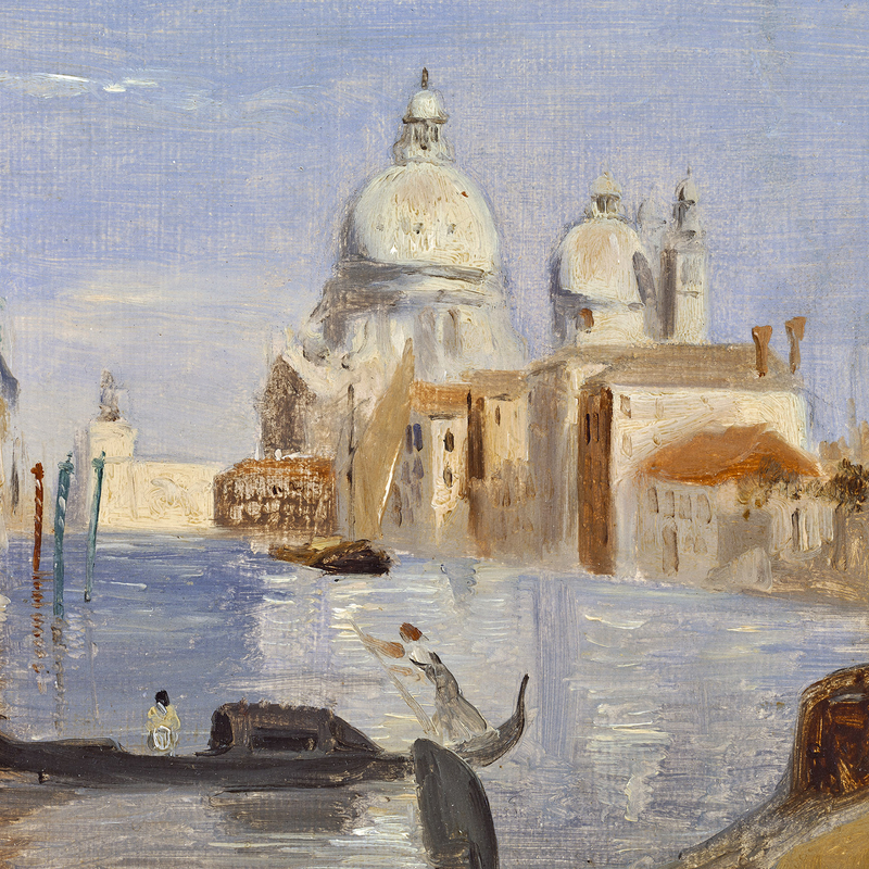 VUE DE VENISE (SANTA MARIA DELLA SALUTE FROM CAMPO DELLA CARITA)