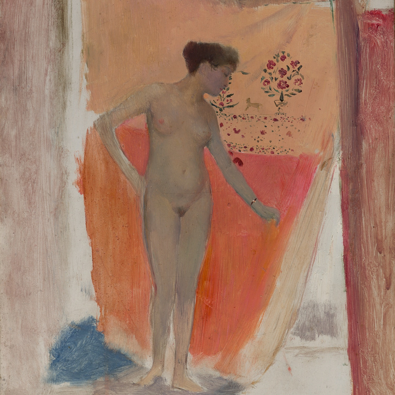 MARIE ROCHEGROSSE, NUDE IN THE STUDIO OF THE ARTIST IN DJENAN MERYEM
