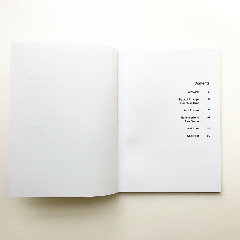 Contingencies: Arte Povera and After inside page