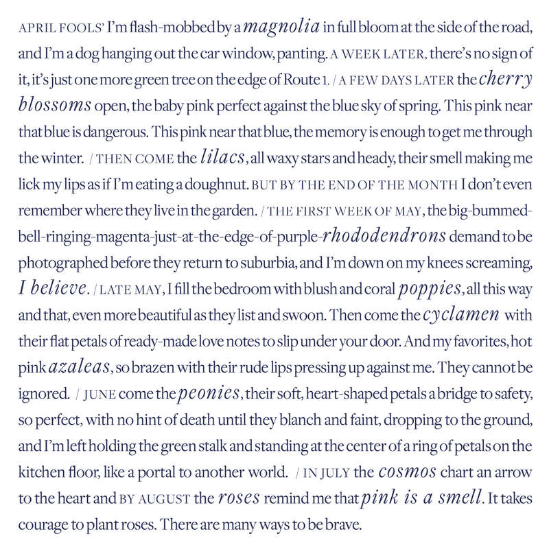 Cig Harvey, Calendar by Bloom