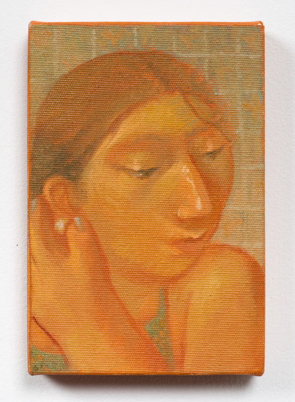 Paula Siebra oil on canvas 15 x 10 cm 5 7/8 x 4 in