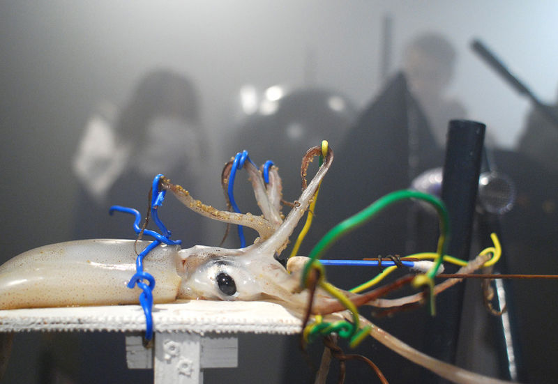 John Bock Büchse, 2008 Metal, paint, mixed media, video - 18:44 min. 192 x 118 x 77 1/2 inches Edition of 1 and 2 AP