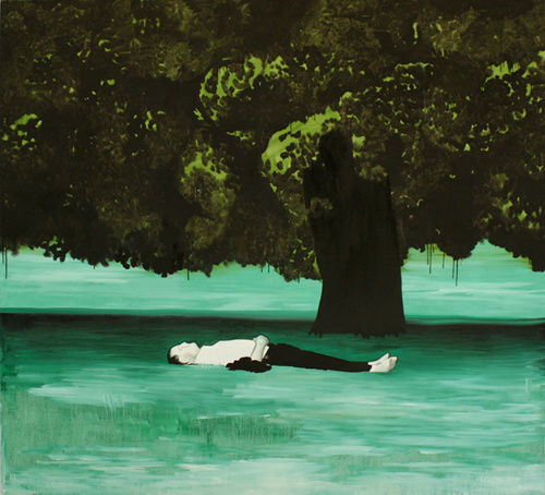 Wilhelm Sasnal Untitled, 2010 Oil on canvas 78 3/4 x 86 3/4 inches 200 x 220 cm