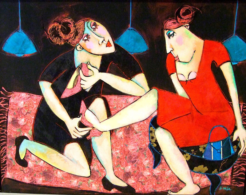 Patricia Simsa, Les escarpins roses, 2016