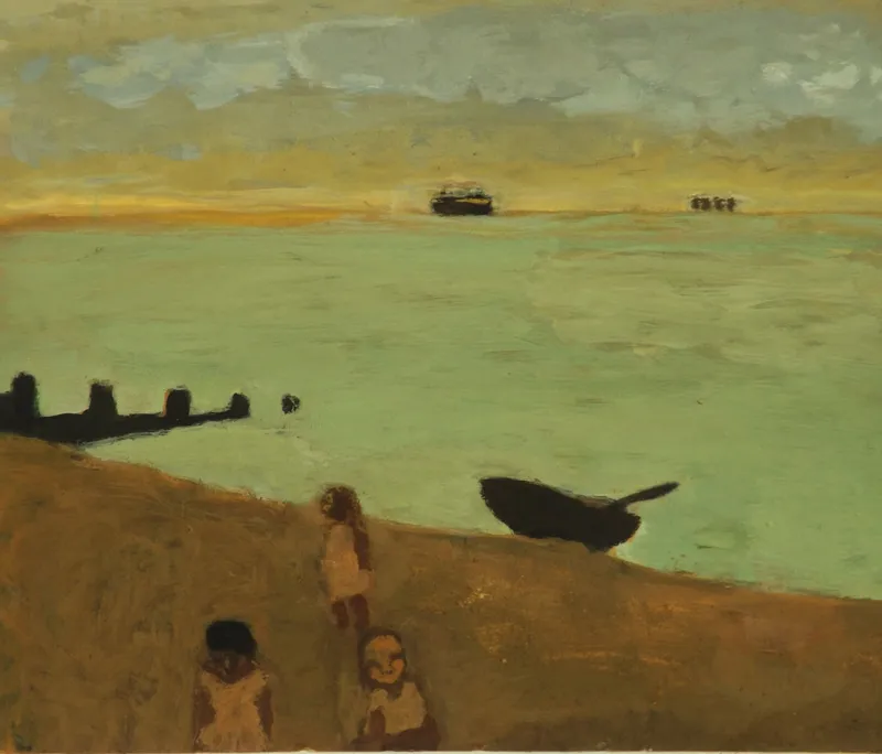 Bridget Moore RWS, Black Boat