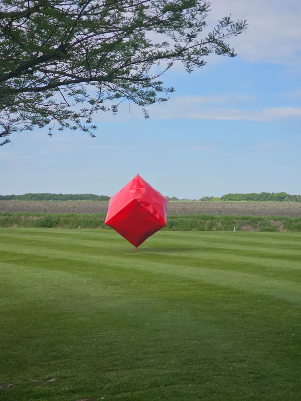 Matteo Marchetti, BIG RED FAT CUBE, 2025