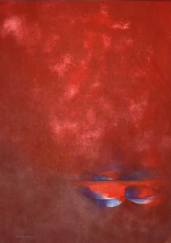 Norman Lewis Untitled, 1970 Oil on Paper 43 x 31 in. 109.2 x 78.7 cm