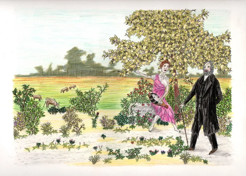 Mario Doucette, Melpomène accueille Henry Wadsworth Longfellow, 2014