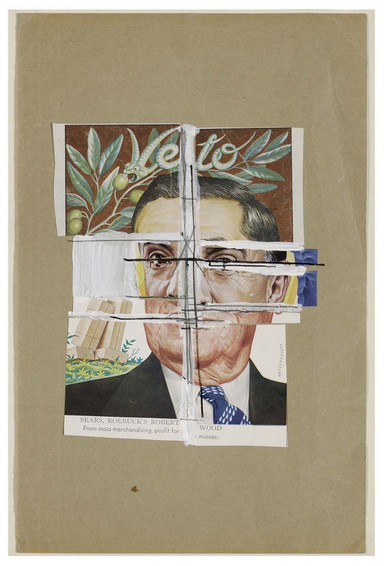 Eduardo Paolozzi From Mass Merchandising Profit, 1952 Collage 13 3/4 x 9 inches 35 x 23 cm