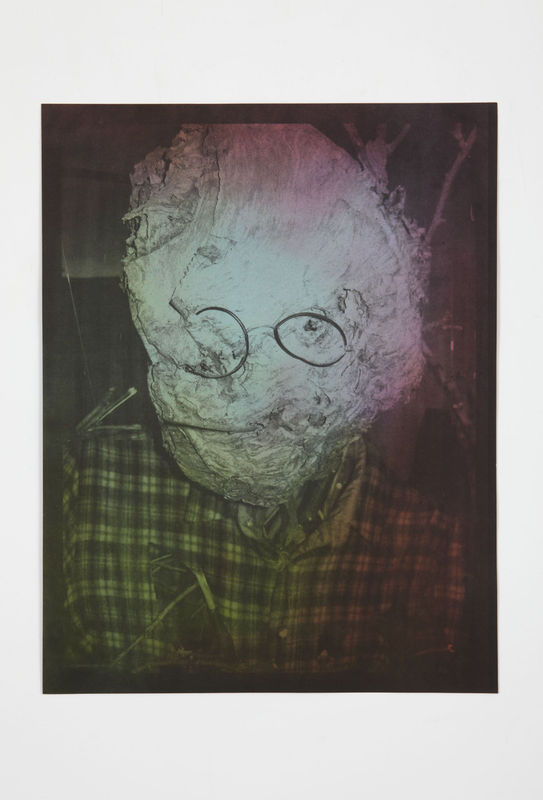 Jay Heikes Civilian (haggard), 2010 Hand-dyed palladium print 22 3/8 x 17 1/4 inches 56.8 x 43.8 cm
