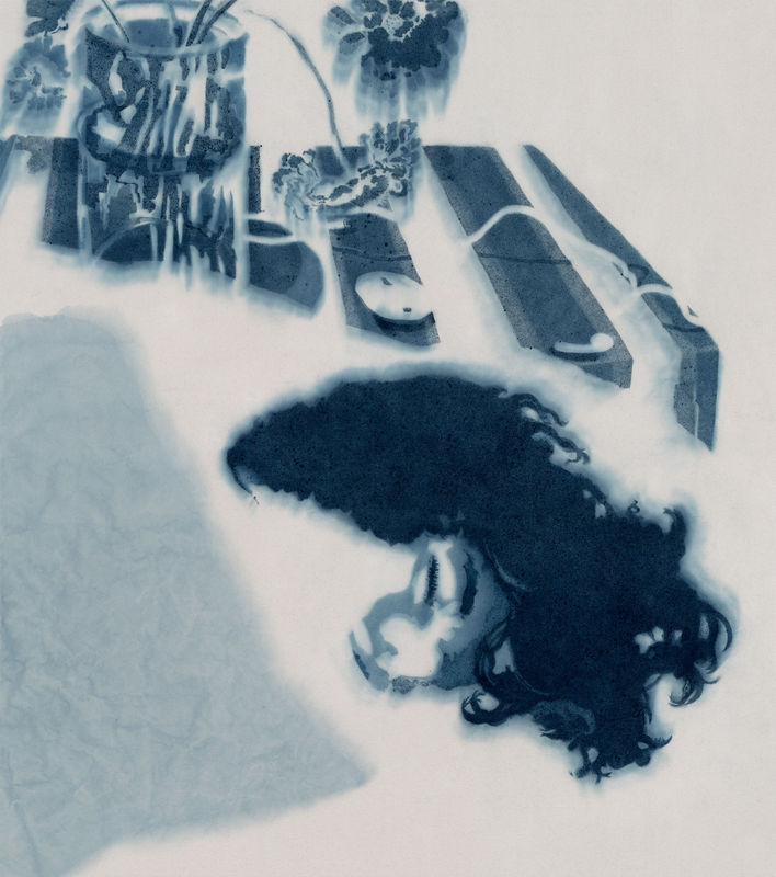 Josephine Taylor, Peace, 2 (Aki sleeping on couch), 2023