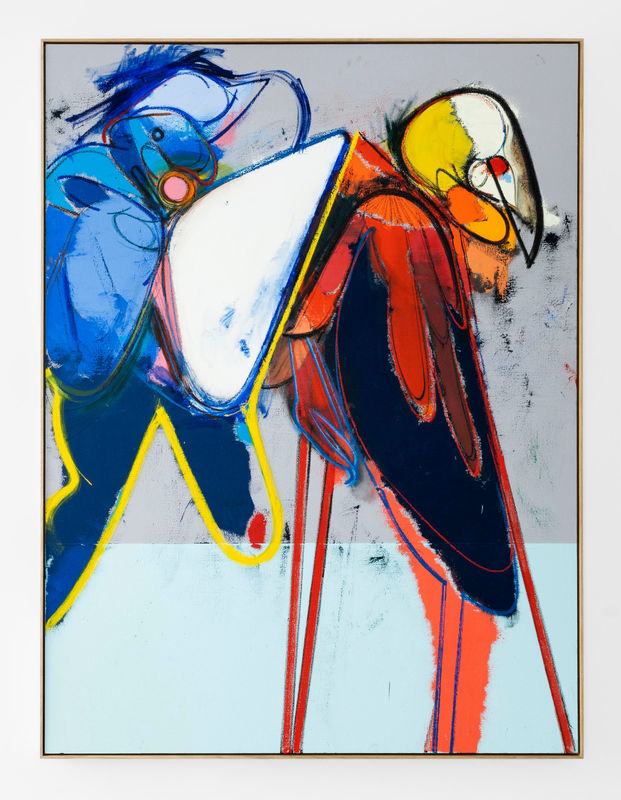 Daniel Richter, Die entspannten Lebern, 2022