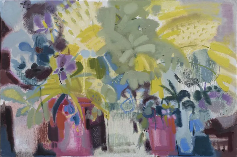 Annabel Fairfax, Leaves and Pots II