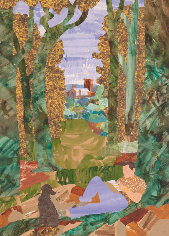 Dione Verulam, Reading in the Woods