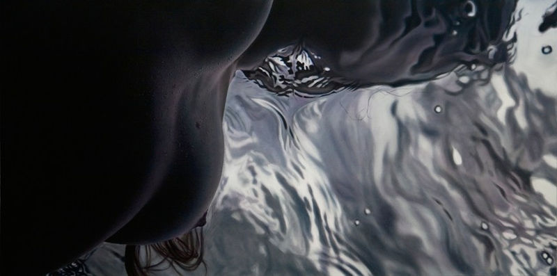 Vertigo, 2006 Oil on linen 48 x 96 x 3 ins