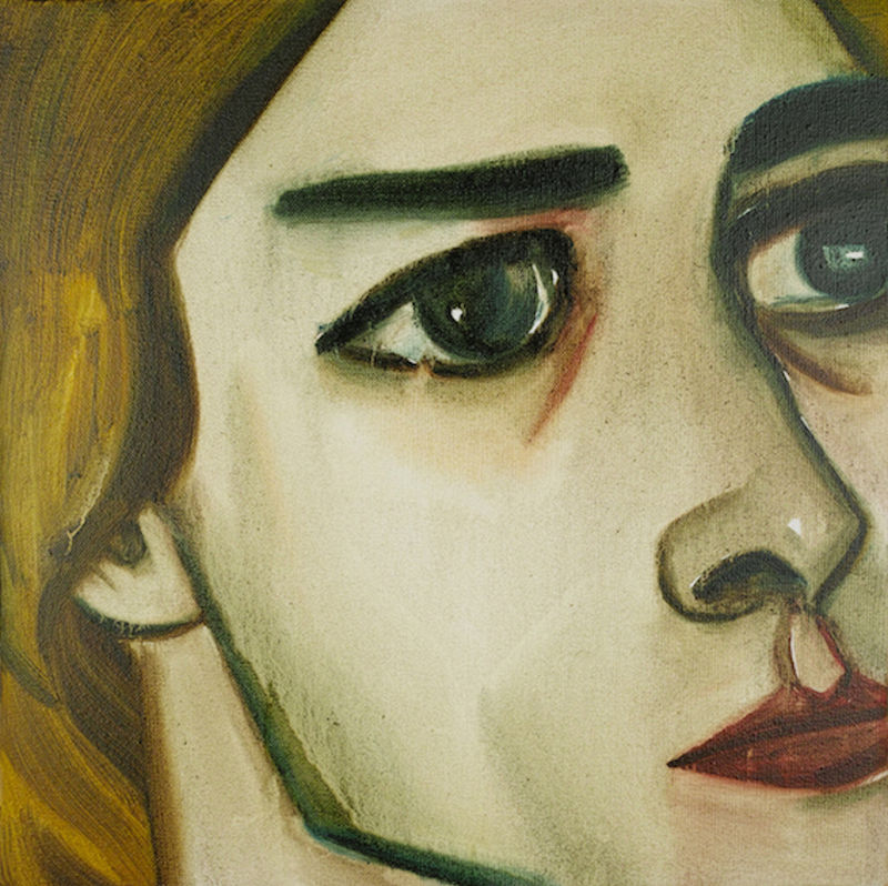 HU Zi 胡子 Kurt, 2013 Oil on canvas 布面油画 40 x 40 cm