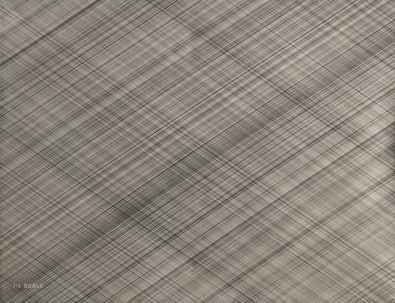 Ernesto Leal From the Grammar series 1:1 Scale. 2 graphite on canvas 55 1/2 x 56 3/4 in 141 x 144 cm