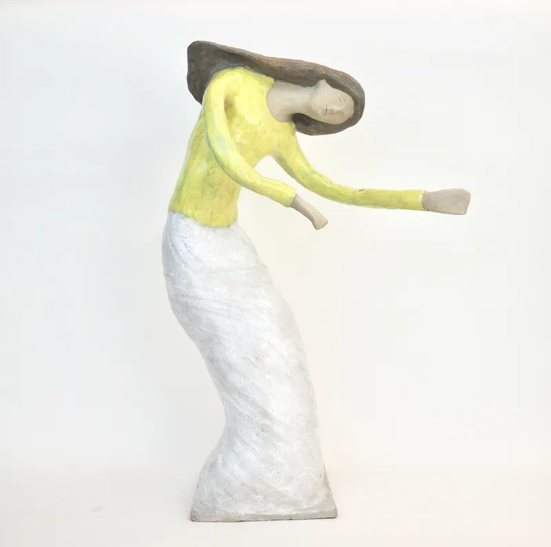 Gavin Chai Female Dancer, 2026 Glazed Ceramic (Stoneware) H.650mm
