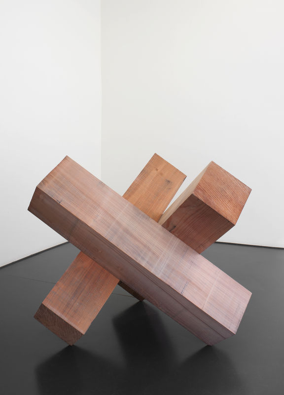 Les Frères Chapuisat Matrice, 2016 Séquoia 30 x 30 x 120 cm