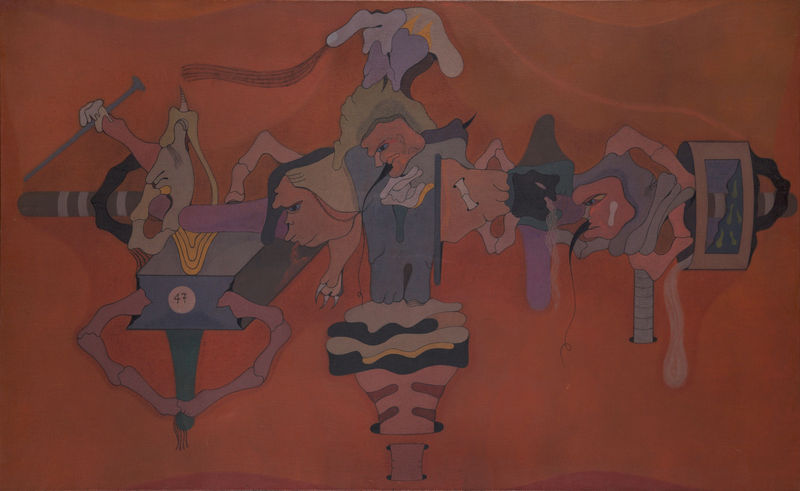 Jorge Camacho, Mirroir a alouettes n°2, c.1978