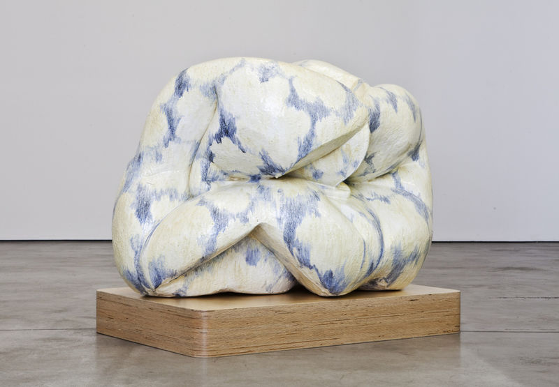 Richard Deacon Almost #2, 2003 glazed ceramic 90 x 110 x 85 cm 35 6/16 x 43 4/16 x 33 7/16 ins