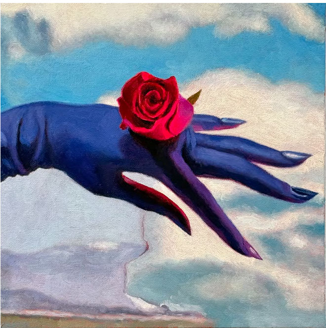 Alison Blickle Rose, 2026 Oil on canvas 30.4x30.4 cm