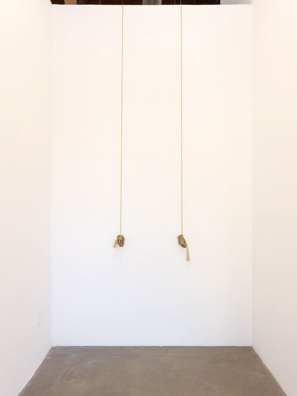 Kelly Akashi At Rest, 2016 Bronze, rope