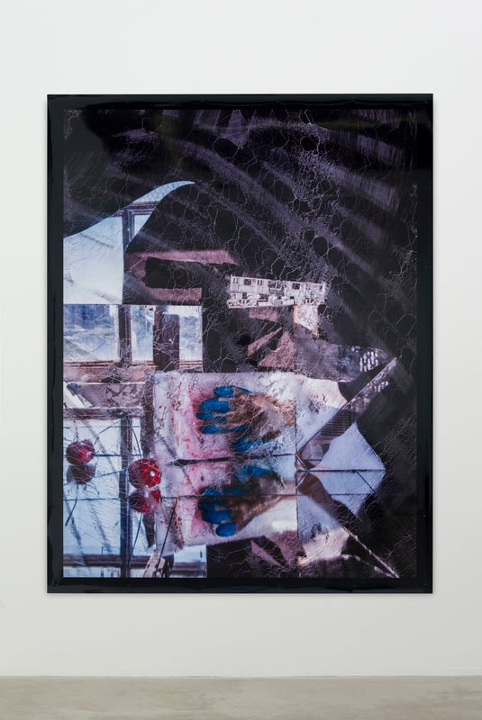 Willa Nasatir Coney Island (Part 1), 2016 C-print, tacks 71 x 92 inches 180.3 x 233.7 cm