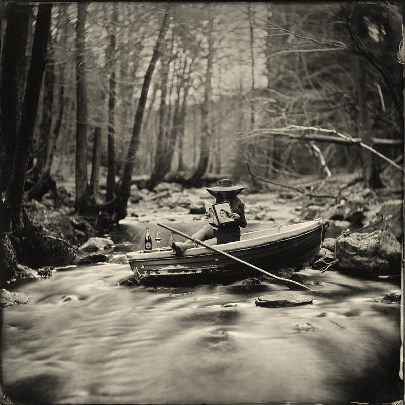 Alex Timmermans Lost in Time Collodion wet plate print 20 x 20 inches, Edition of 5 plus 2 Artist Proofs 33 x 33 inches, Edition of 5 plus 2 Artist Proofs 41 x 41 inches, Edition of 3 plus 1 Artist Proof