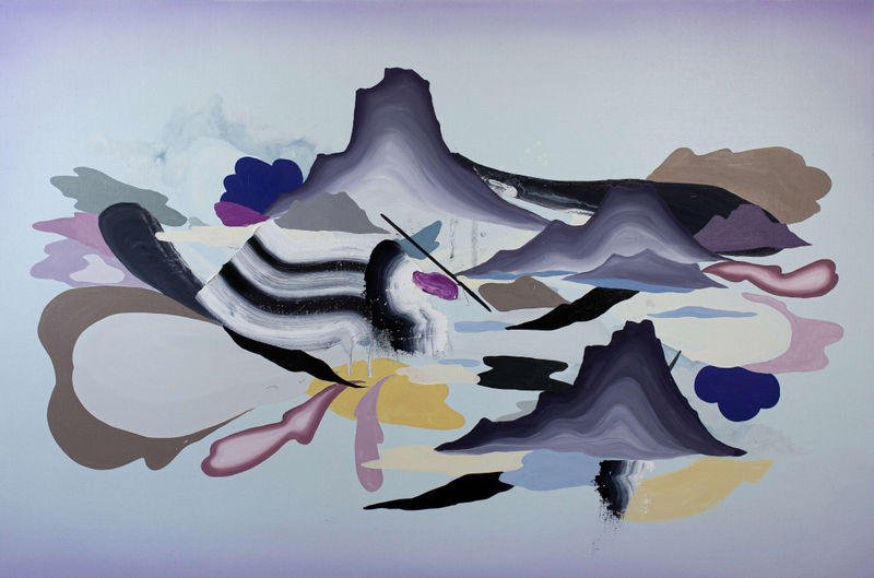 Oil on Linen 97 x 144 cm 38 1/4 x 56 3/4 in Jane Rainey