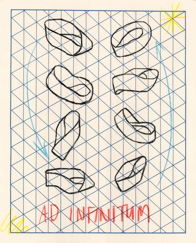 Jennie Bates Continuum, 2025 screenprint 75 x 58.5 cm 29 1/2 x 23 in 1/1