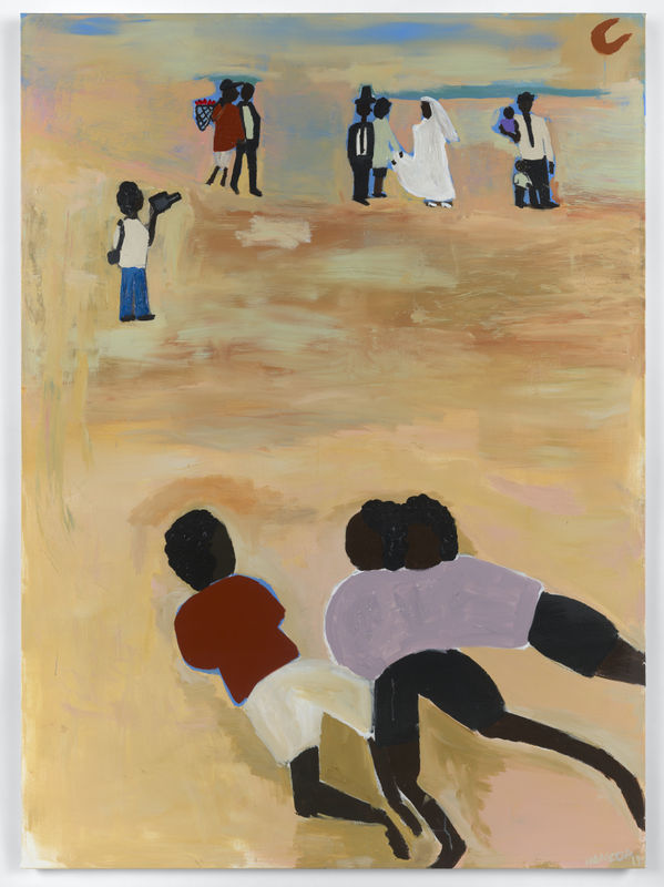 Cassi Namoda Little Is Enough For Those In Love, 2019 acrylic on canvas 167.6 x 121.9 cm, 66 x 48 in