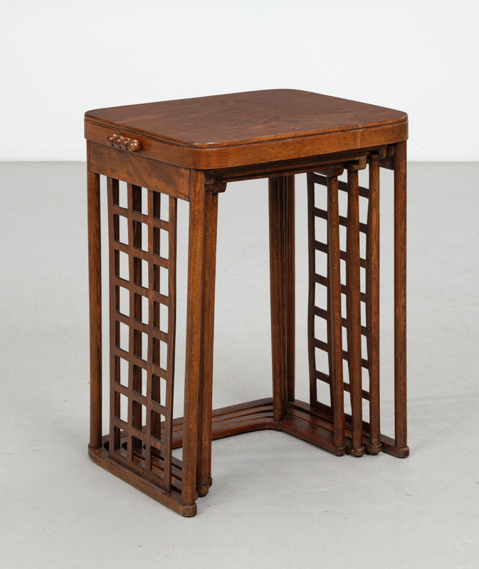 Josef Hoffmann, Four Nesting Tables, Model No. 988, 1905