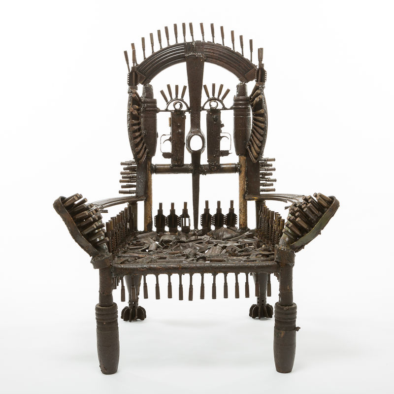 Gonçalo Mabunda, The Throne of the Shining Dream, 2016