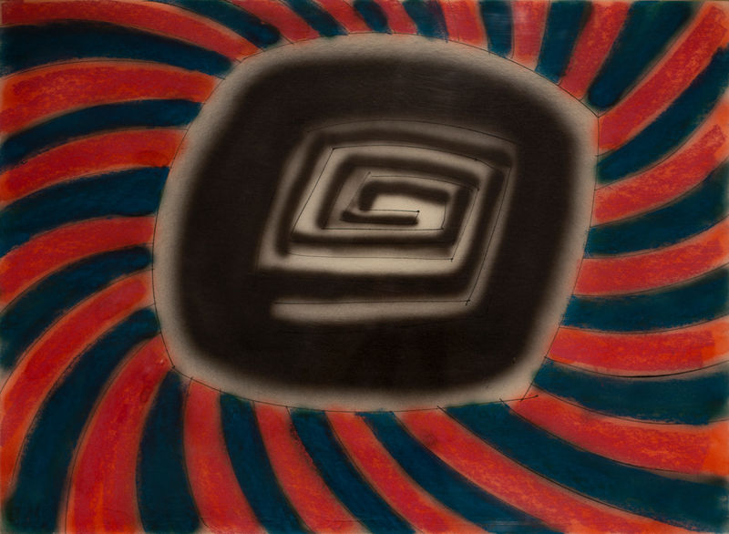 John Altoon Untitled (ABS-1), 1963 Ink and airbrush on paper 20 x 30 in 50.8 x 76.2 cm