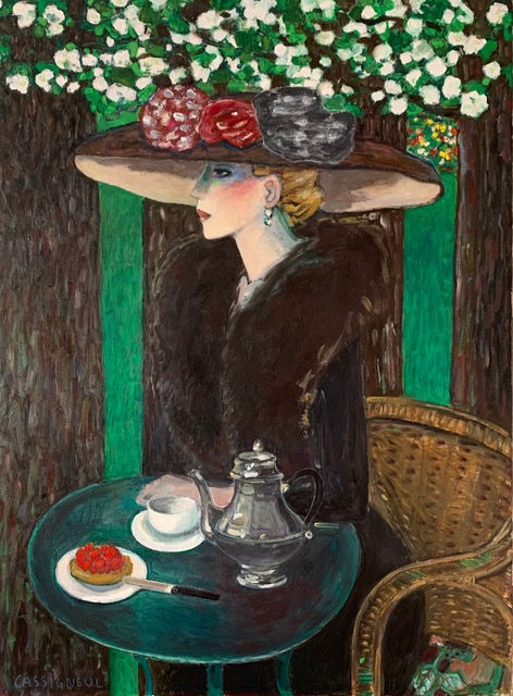 Jean-Pierre Cassigneul Le cerisier, 2019 Oil on canvas 51 1/8 x 38 1/4 in 130 x 97 cm