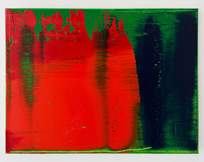 Gerhard Richter Grün-Blau-Rot, 1993 Oil on canvas 30 x 40 cm