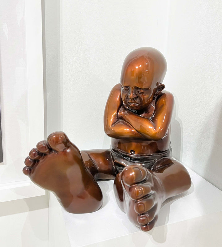 Idan Zareski, Babyfoot 35 - Bronze 1/8, 2022