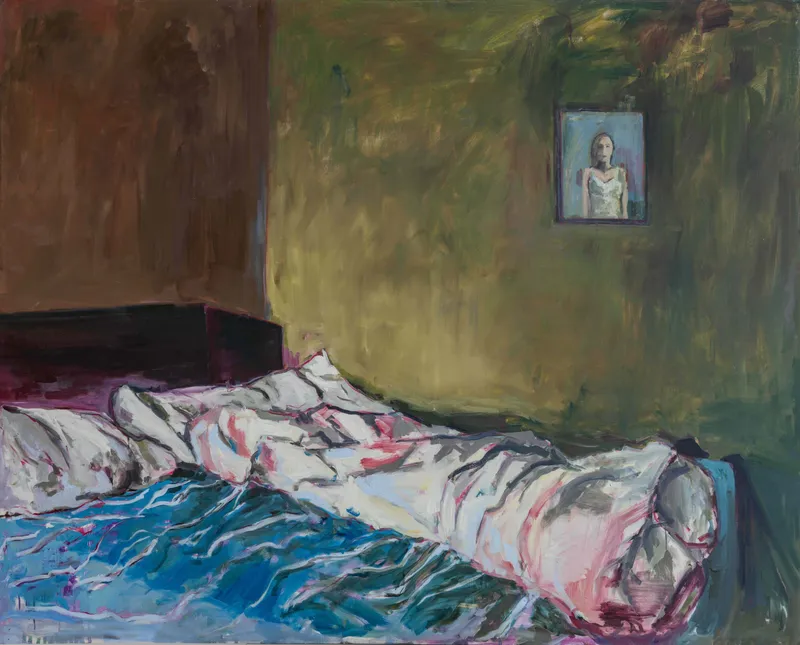 Sanae Arraqas N°1, 2025 Huile sur toile / Oil on canvas 160 x 200 cm